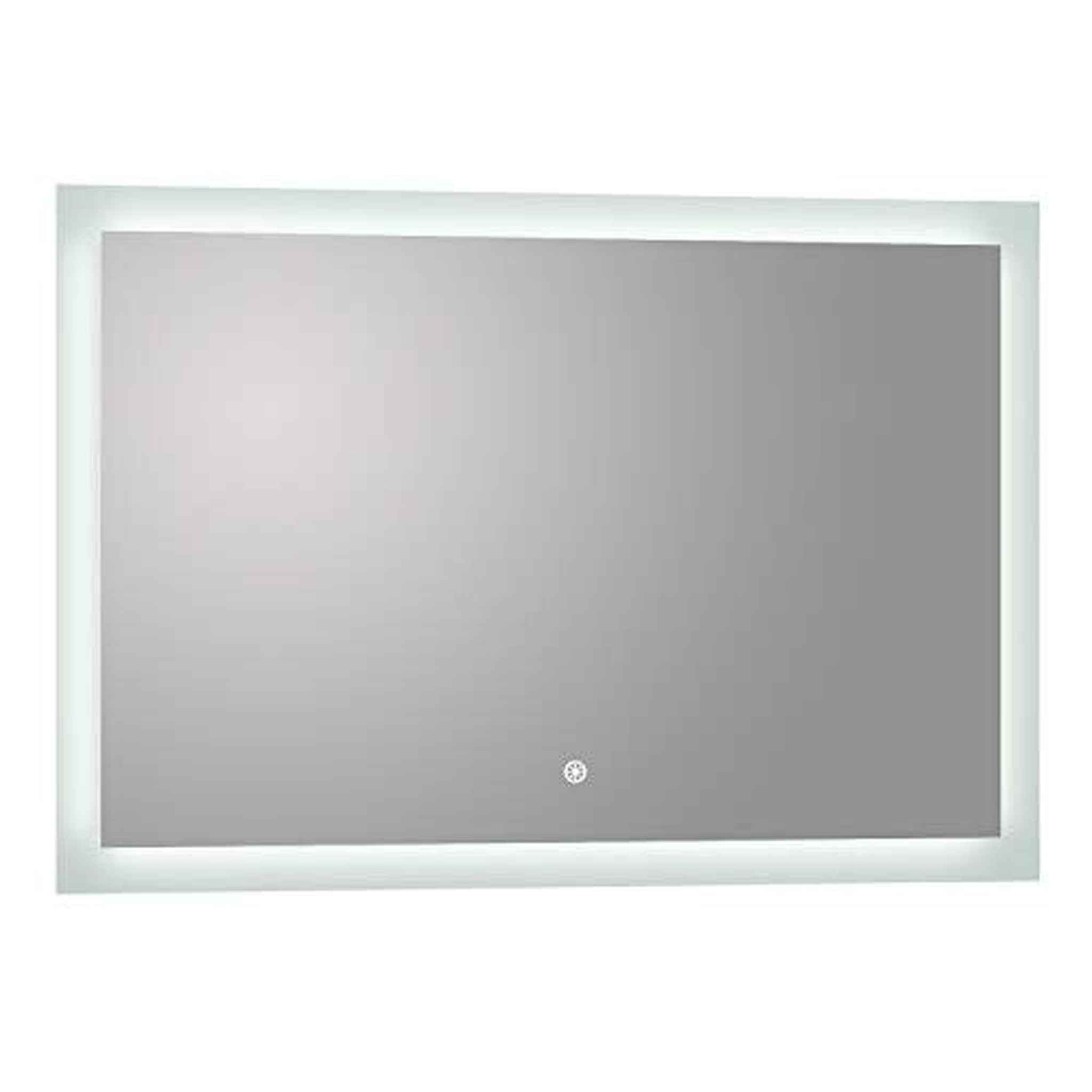 Luxaar, Luxaar Puralite 48" x 30" LED Wall-Mounted Backlit Vanity Mirror With Memory Dimmer