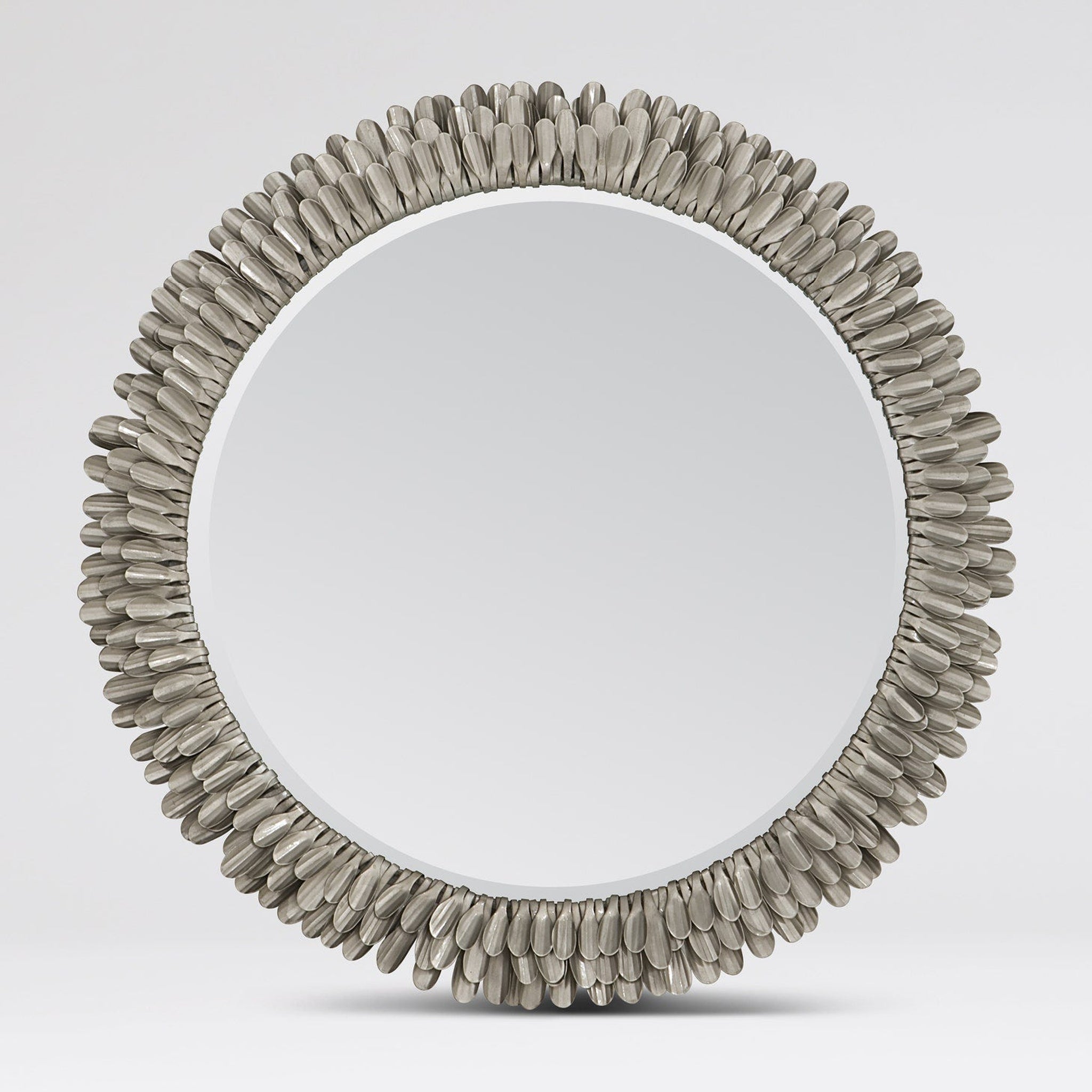 Made Goods, Made Goods Adem 24" Round Tarnished Steel Mirror