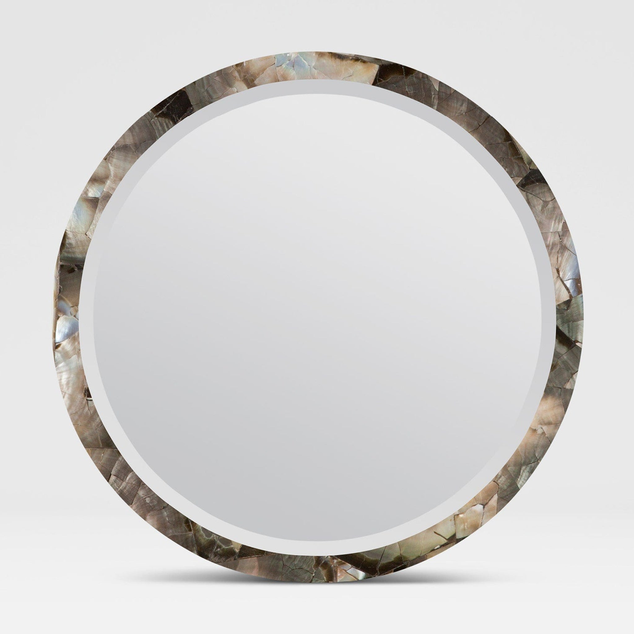 Made Goods, Made Goods Albert 32" Round Silver MOP Shell Mirror