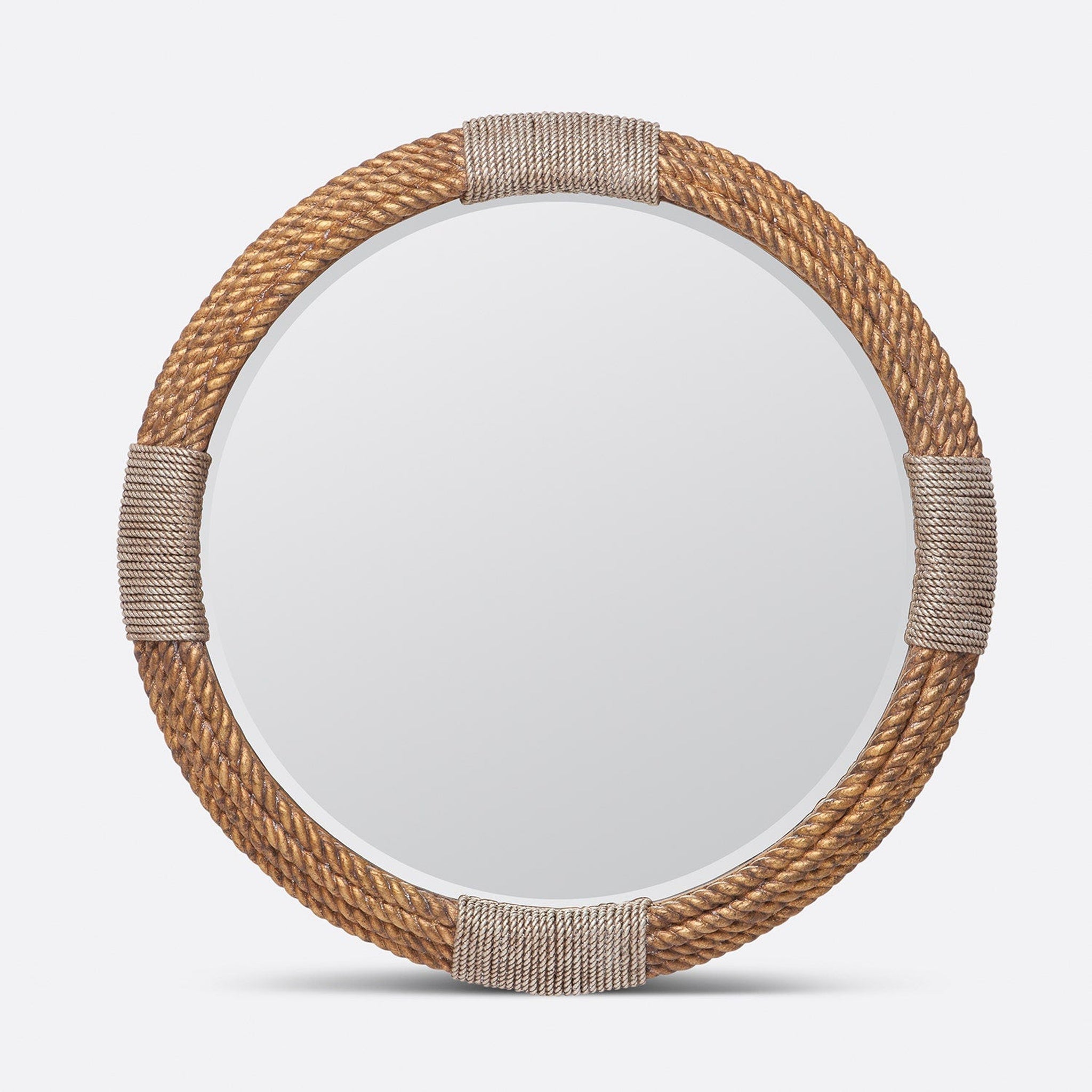 Made Goods, Made Goods Alexander 36" Round Gold Rope Mirror