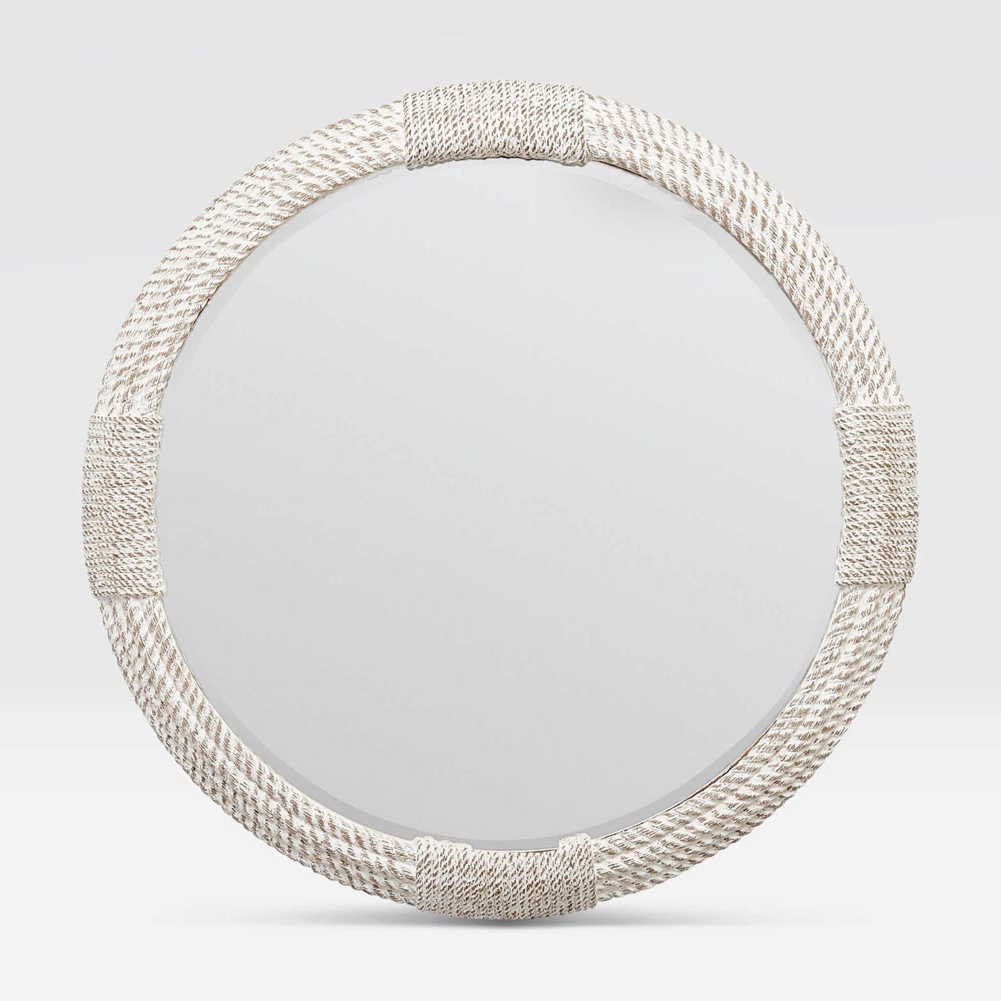 Made Goods, Made Goods Alexander 36" Round Whitewashed Rope Mirror