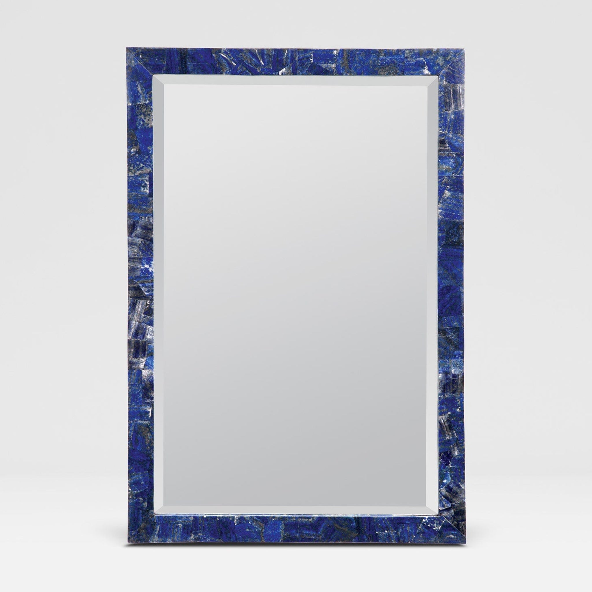 Made Goods, Made Goods Andre 26" x 38" Rectangular Blue Lapis Mirror