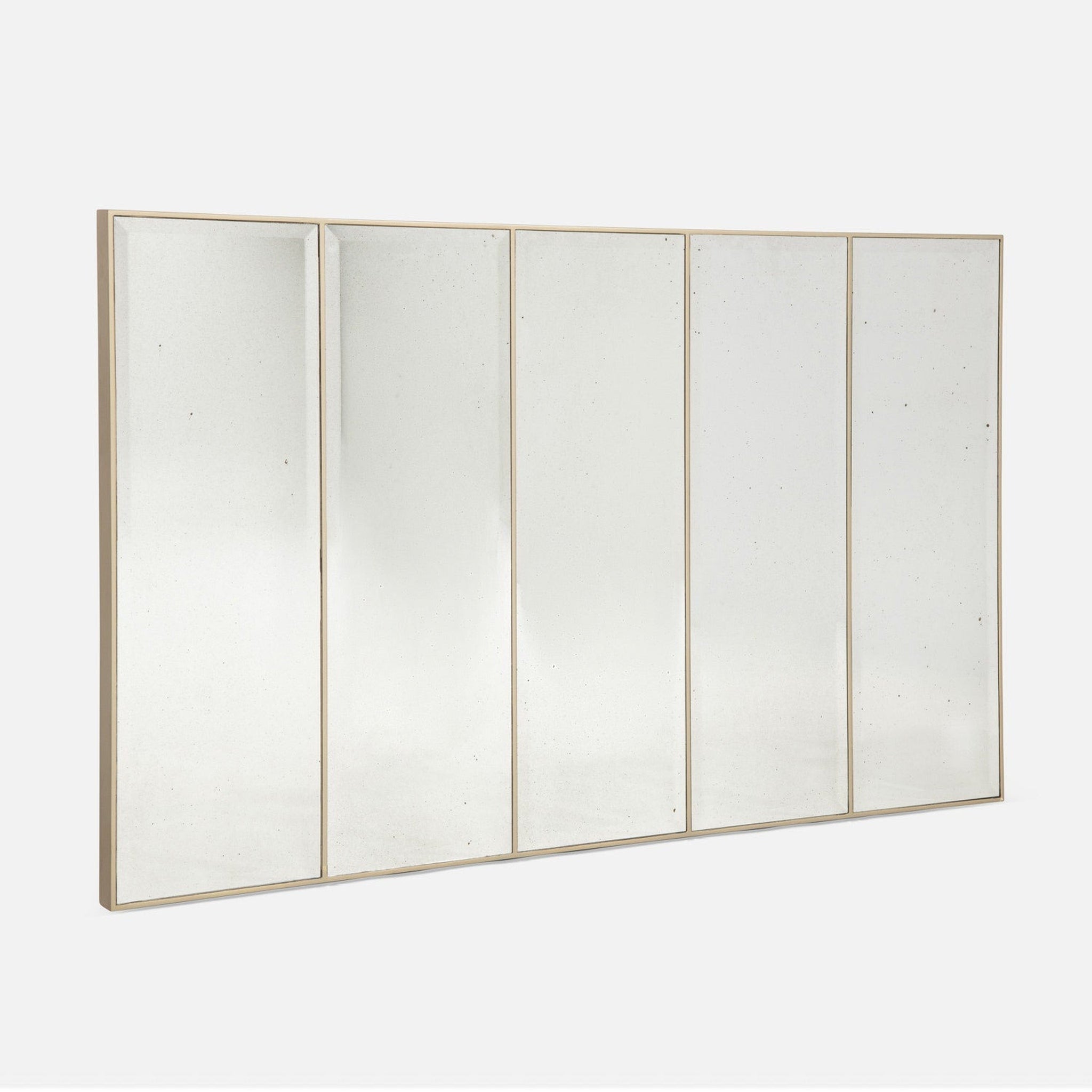 Made Goods, Made Goods Arden 42" x 70" Rectangular Palladian Silver Oak /Antiqued Mirror