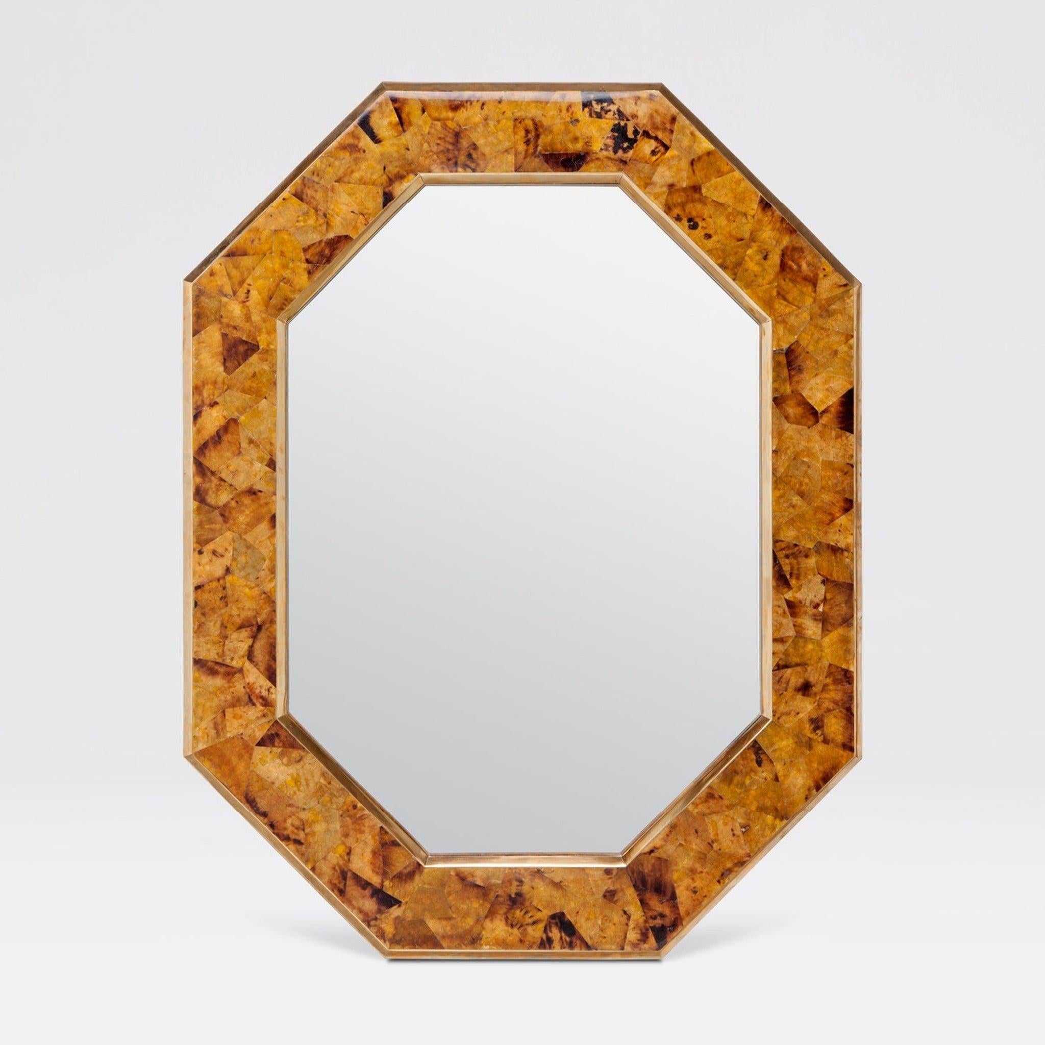 Made Goods, Made Goods Sinead 34" x 44" Octagon Young Pen Shell Mirror