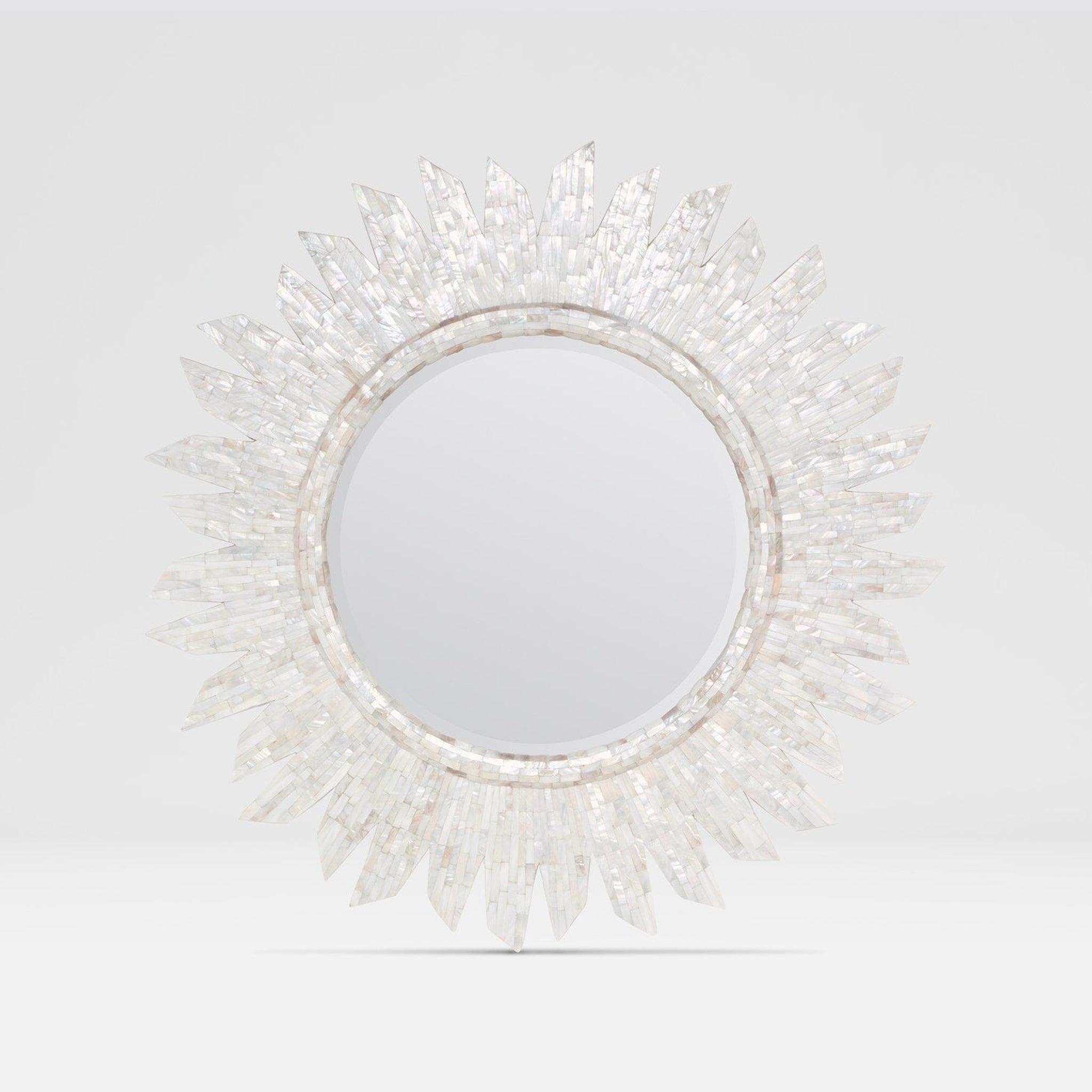 Made Goods, Made Goods Thea 44" Round Kabibe Shell Mirror