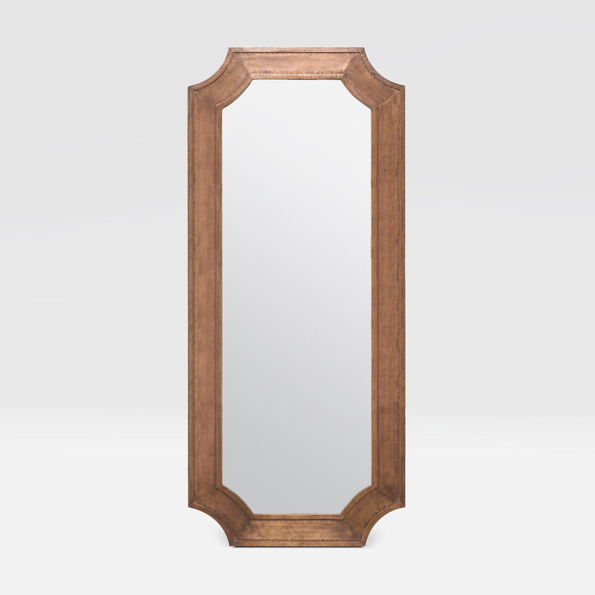 Made Goods, Made Goods Vincent 32" x 72" Irregular Aged Bronze Metal Mirror