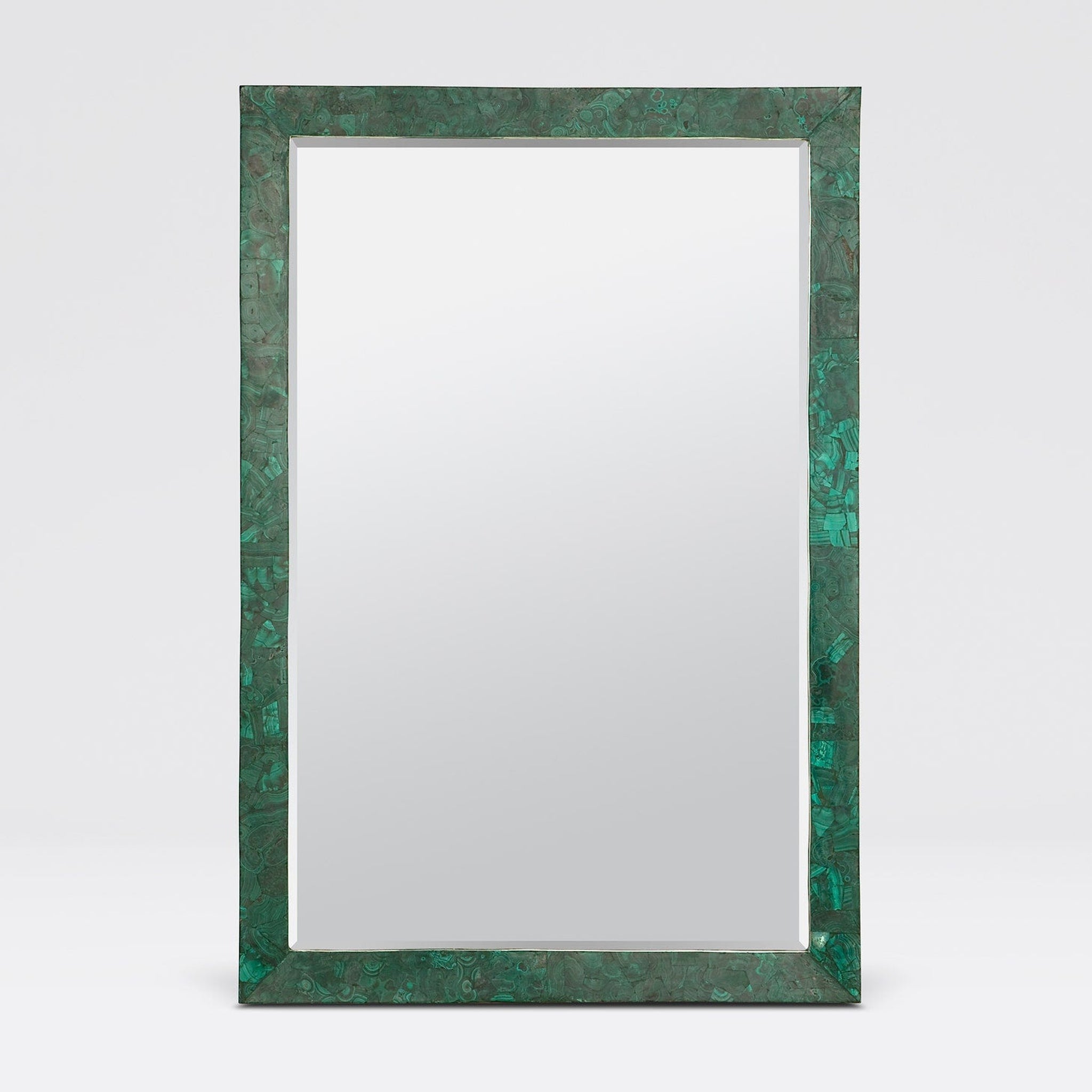 Made Goods, Made Goods Vivian 26" x 38" Rectangle Polished Malachite Mirror