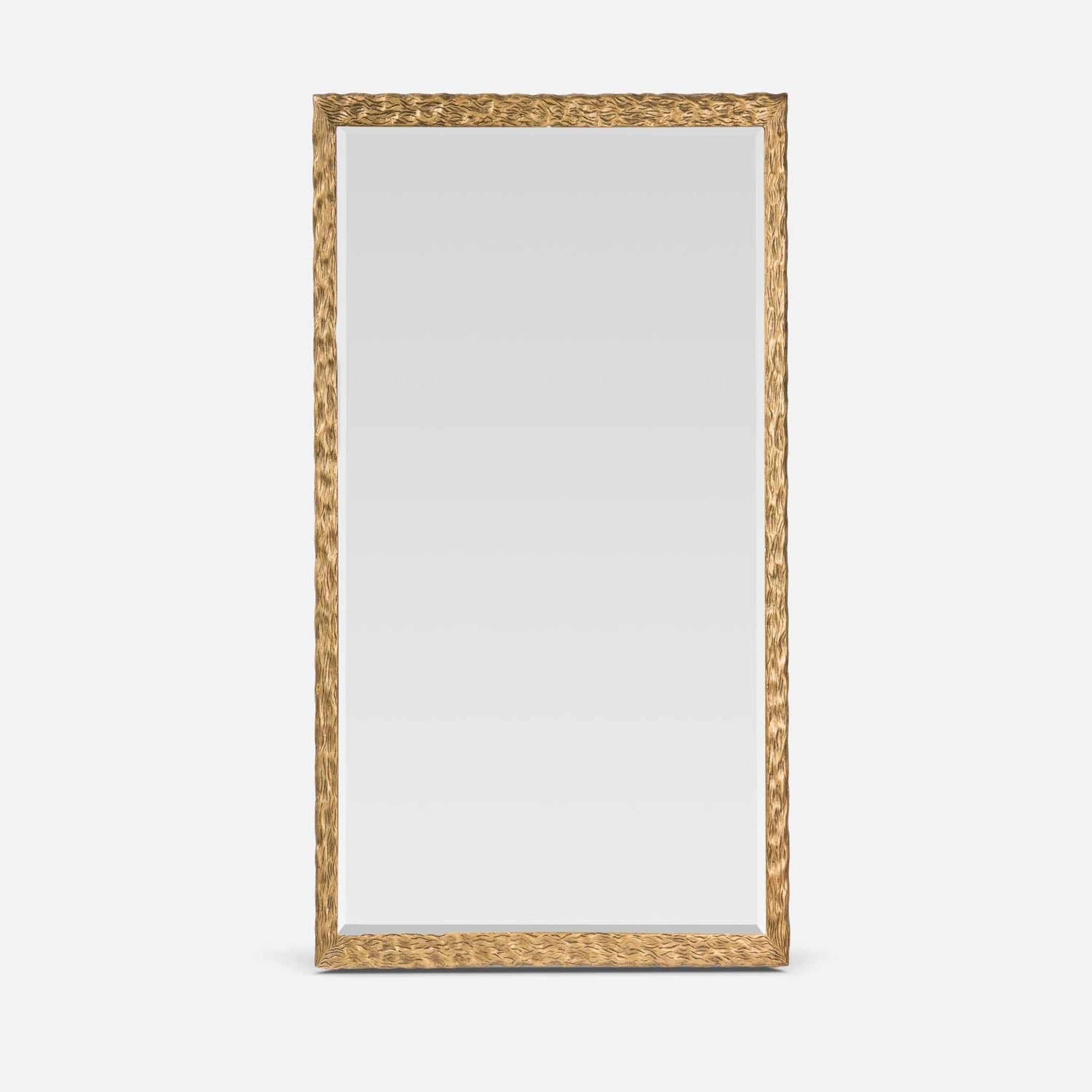 Made Goods, Made Goods Wardell 28" x 72" Rectangle Polished Brass Metal Mirror