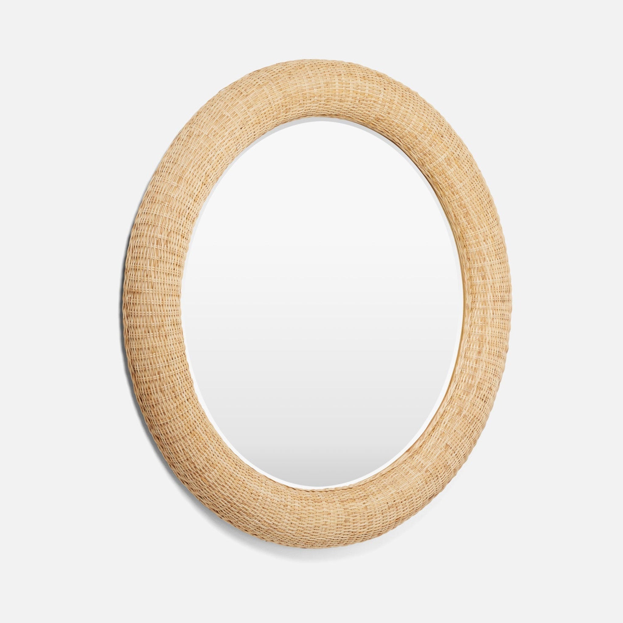 Made Goods, Made Goods Yuri 48" Round Natural Peeled Rattan Mirror