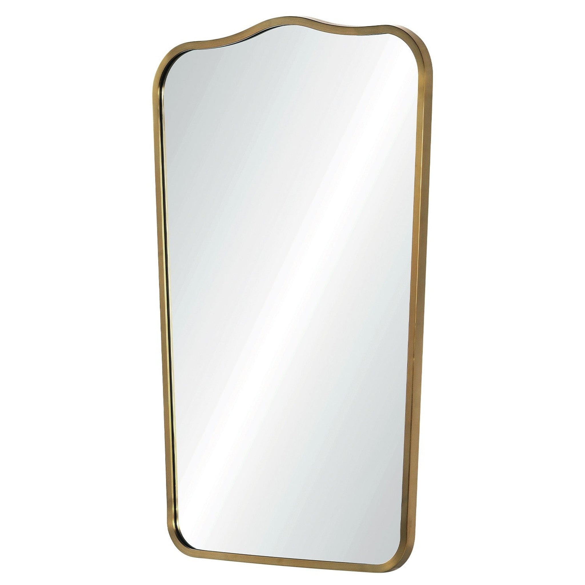 Mirror Home, Mirror Home 26" x 42"Hand welded stainless steel bathroom mirror finished in antiqued light bronze.