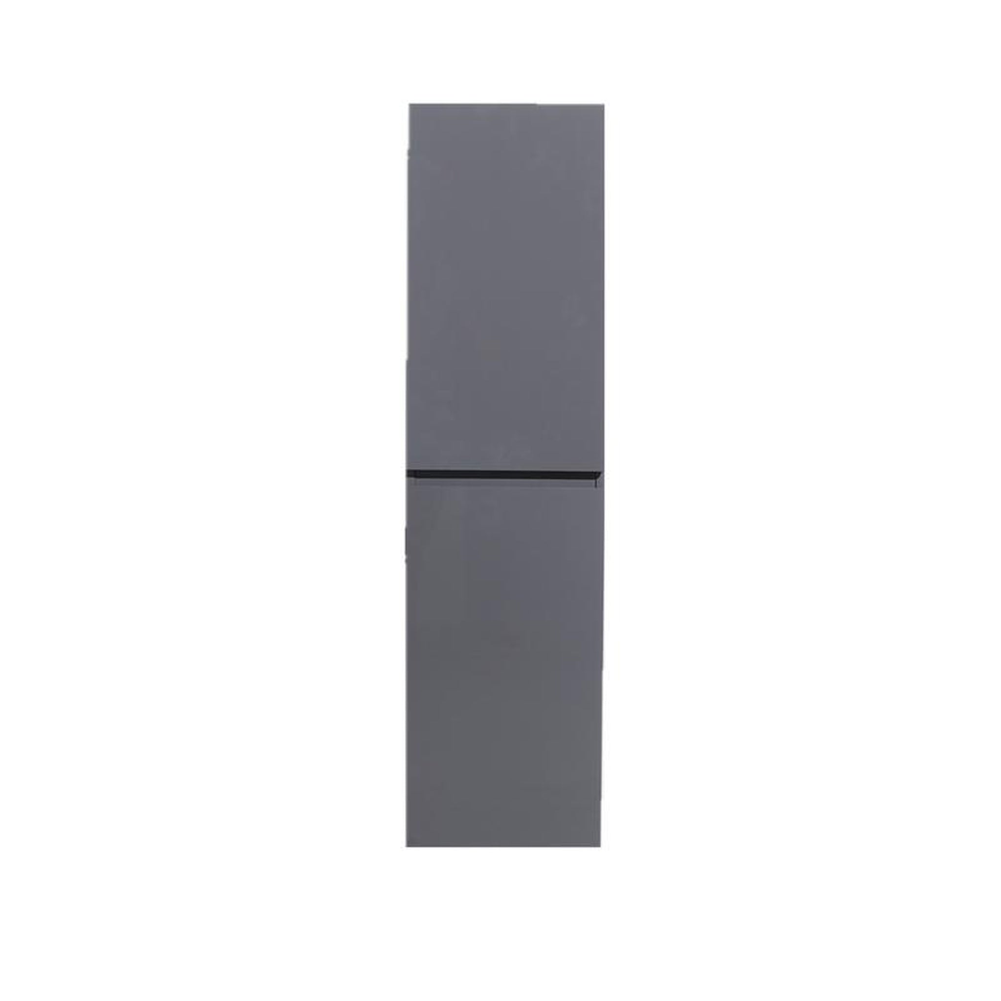 Moreno Bath, Moreno Bath Bohemia Lina 16" High Gloss Gray Wall-Mounted Linen Storage Cabinet