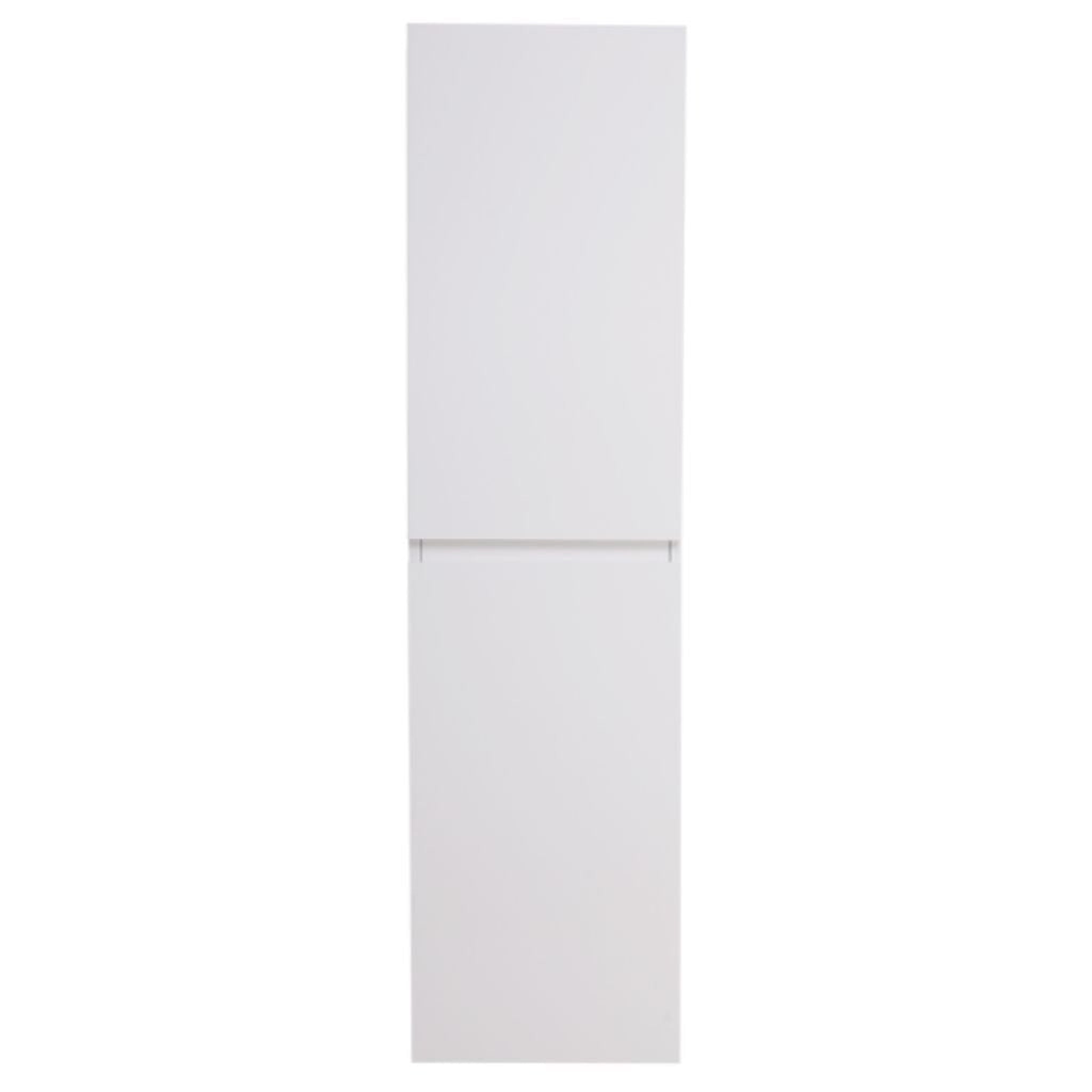 Moreno Bath, Moreno Bath Bohemia Lina 16" High Gloss White Wall-Mounted Linen Storage Cabinet