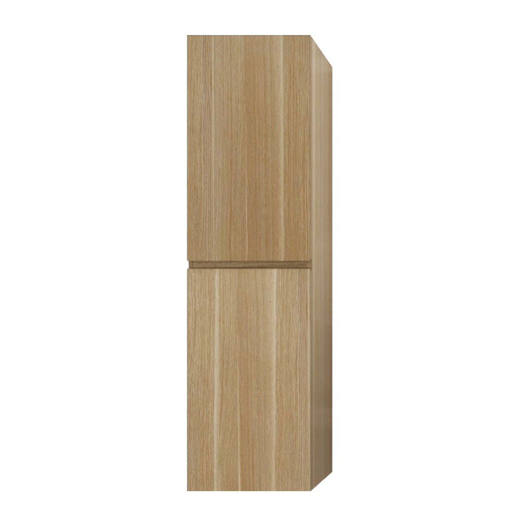 Moreno Bath, Moreno Bath Bohemia Lina 16" White Oak Wall-Mounted Linen Storage Cabinet