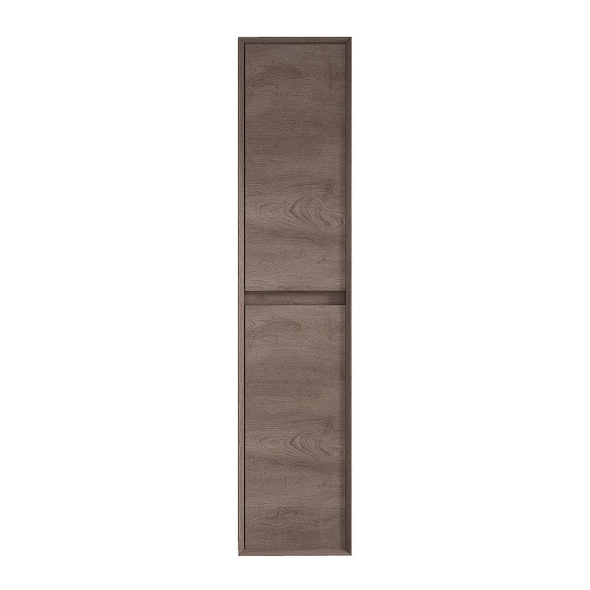 Moreno Bath, Moreno Bath Kingdee 16" Red Oak Wall-Mounted Linen Cabinet