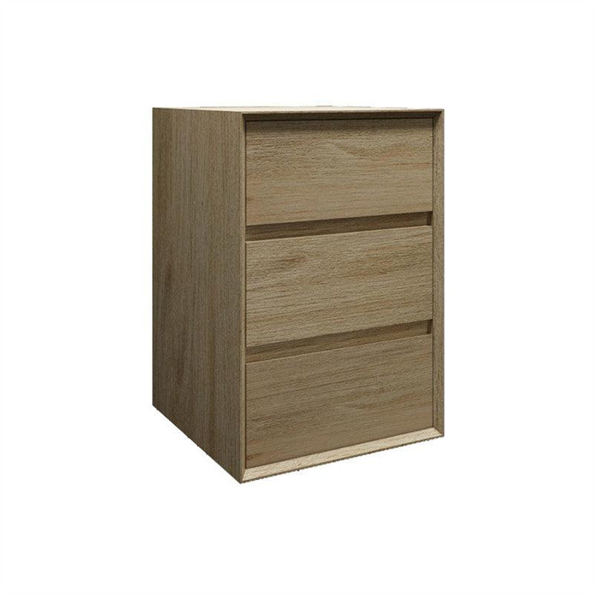 Moreno Bath, Moreno Bath MAX 20" Coffee Wood Wall-Mounted Linen Cabinet