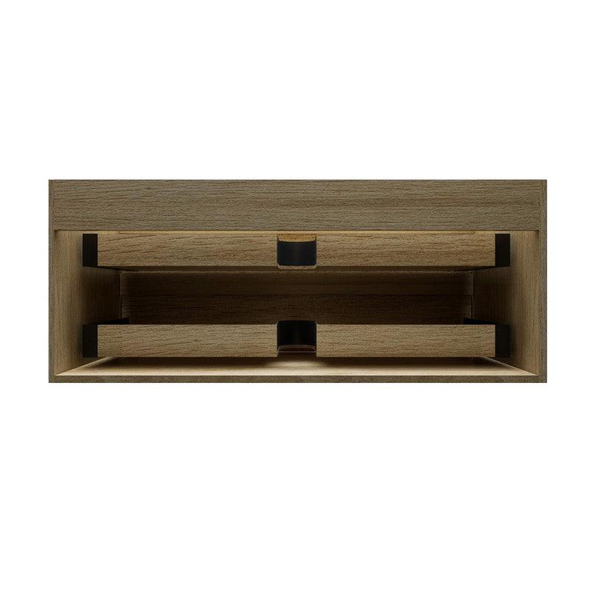 Moreno Bath, Moreno Bath MAX 48" Coffee Wood Wall-Mounted Vanity With Single Reinforced White Acrylic Sink