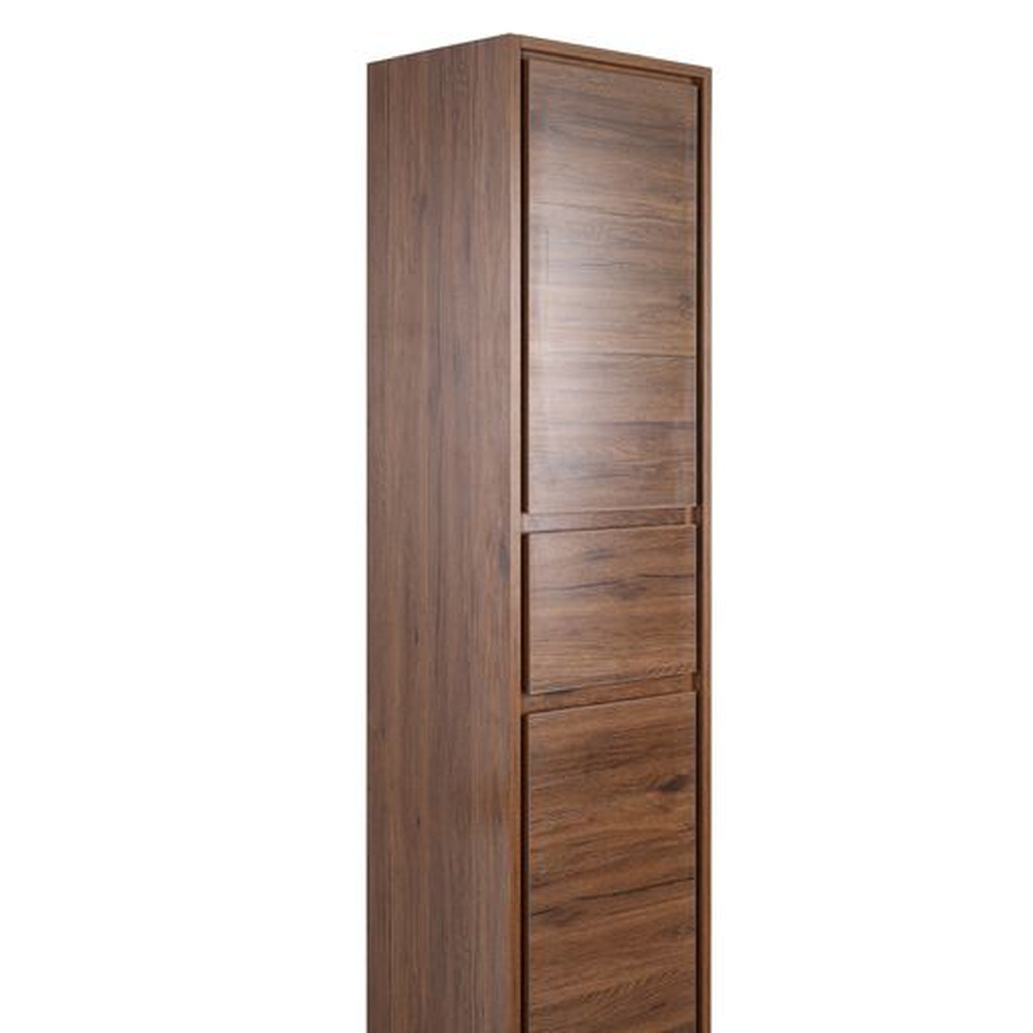 Moreno Bath, Moreno Bath Sage 16" Rosewood Wall-Mounted Linen Storage Cabinet