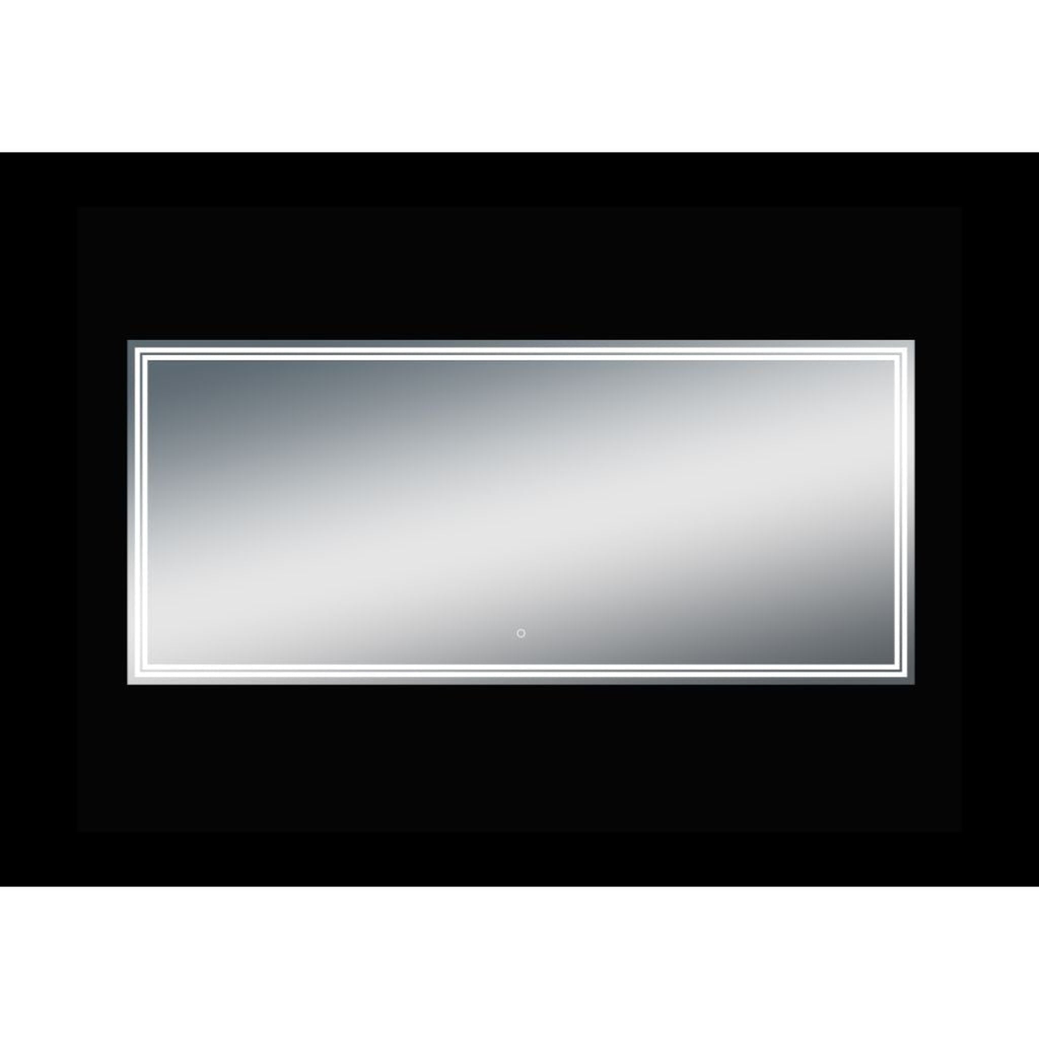 Moreno Bath, Moreno Luna 68" Frameless Polished Edge Back-Lit LED Mirror