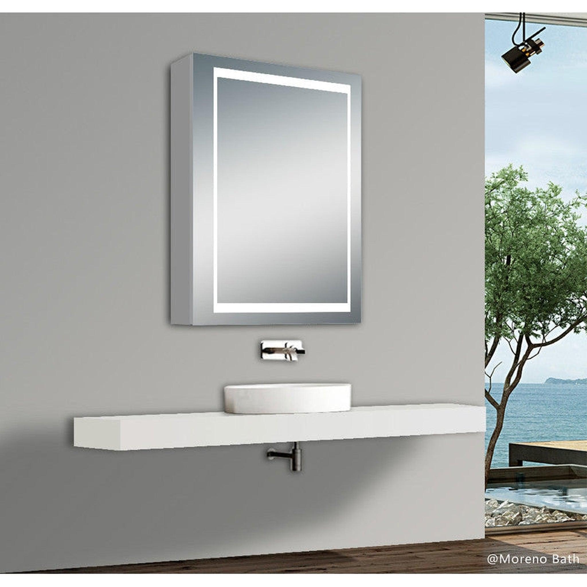 Moreno Bath, Moreno Nova 20" LED Mirror Medicine Cabinet